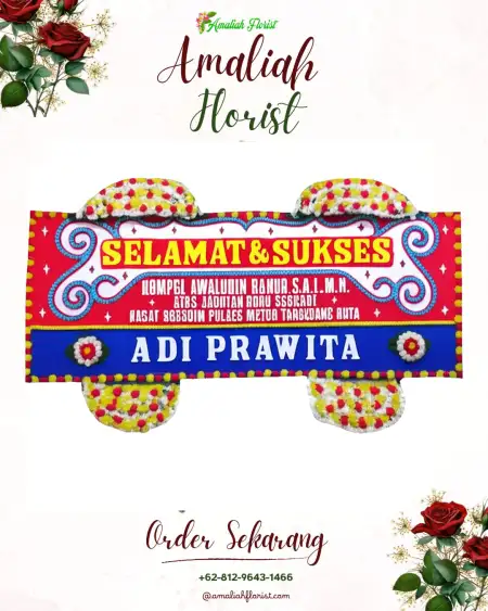 Papan Bunga Ucapan Selamat Nglembu